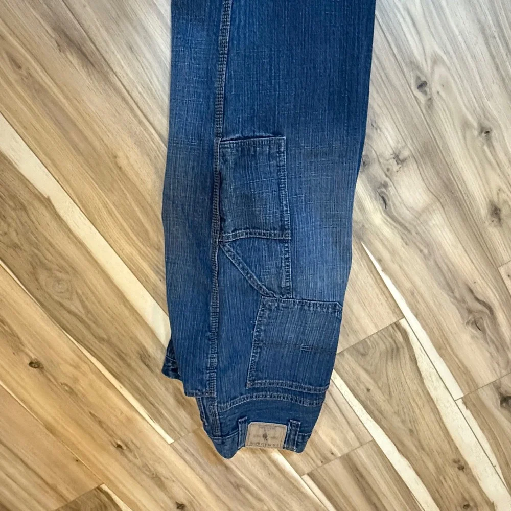 US Polo Assn Mens Jeans W38 L30 Dark Wash Denim‎ cargo vintage Y2K